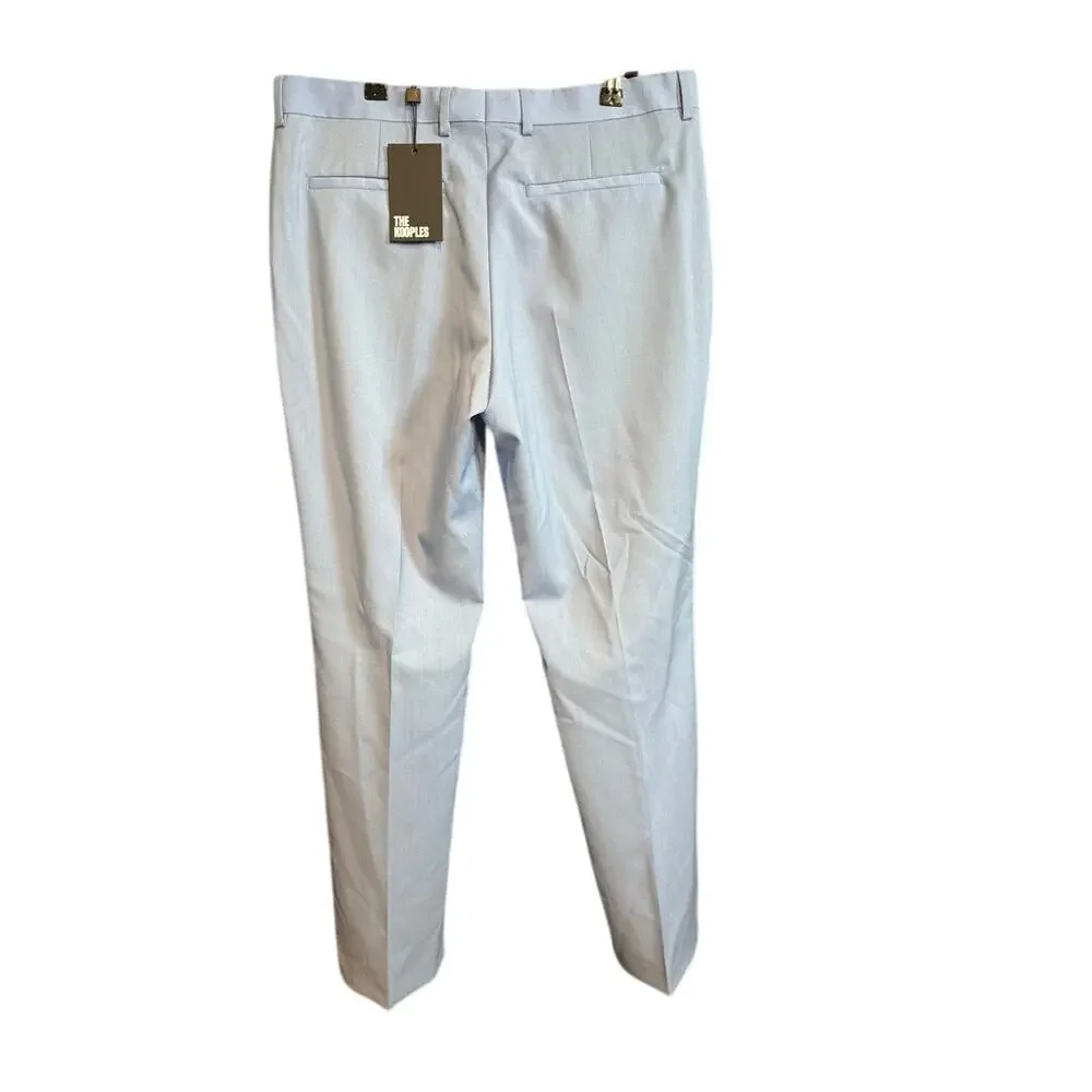 $265 The Kooples Men's Wool Slim Fit Pants Blue US Size 34